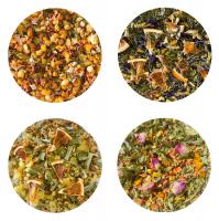 (新品) 綜合花茶--玫瑰花茶、薰衣草茶、薑黃茶、洋甘菊茶